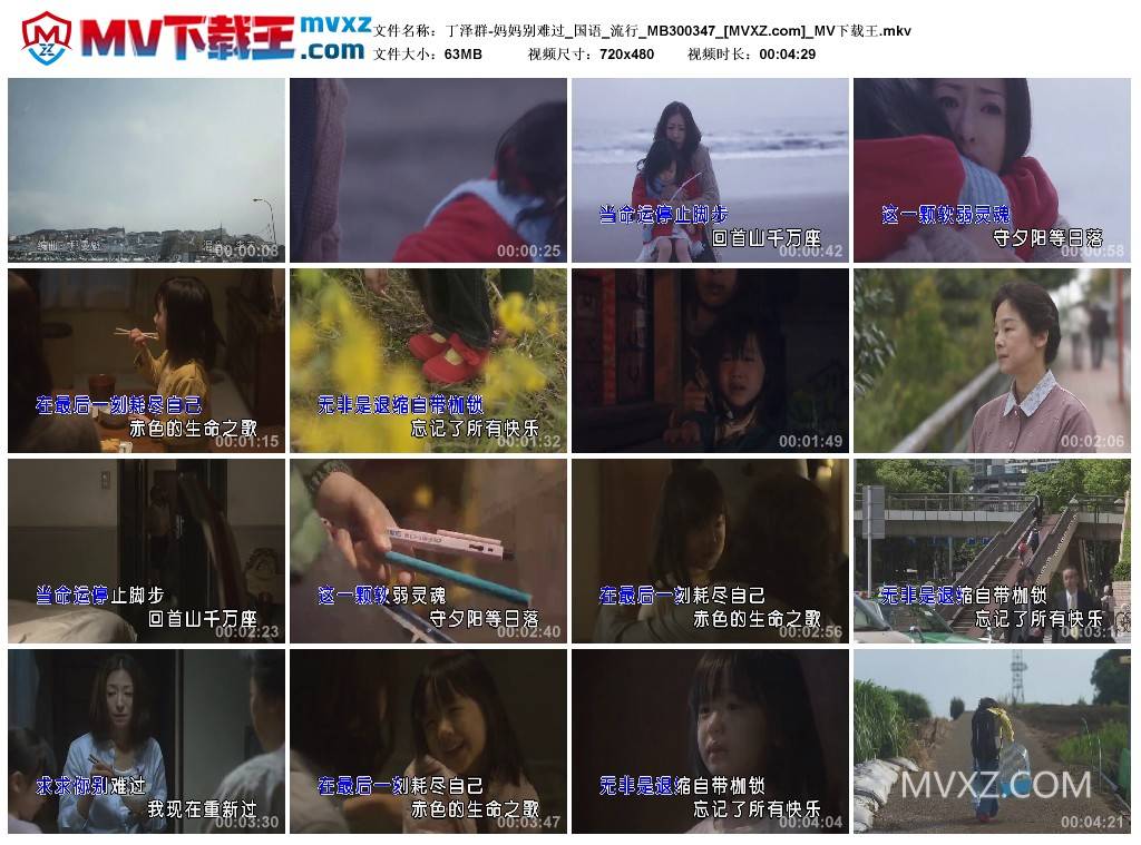 丁泽群-妈妈别难过_国语_流行_MB300347